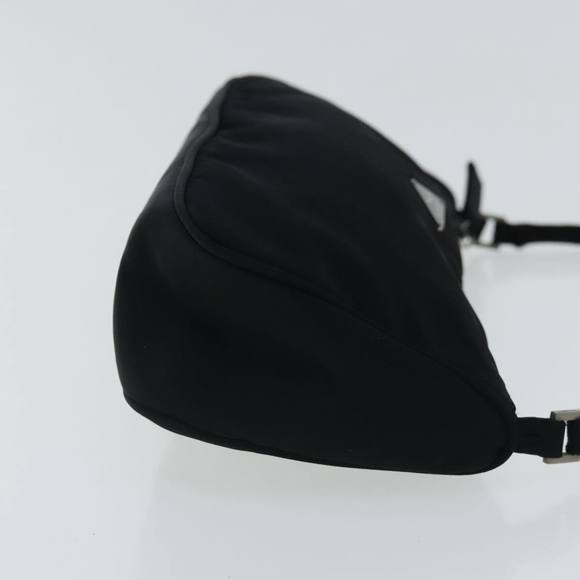 PRADA Accessory Pouch Nylon Black Silver Auth 96593 - Picture 3 of 16